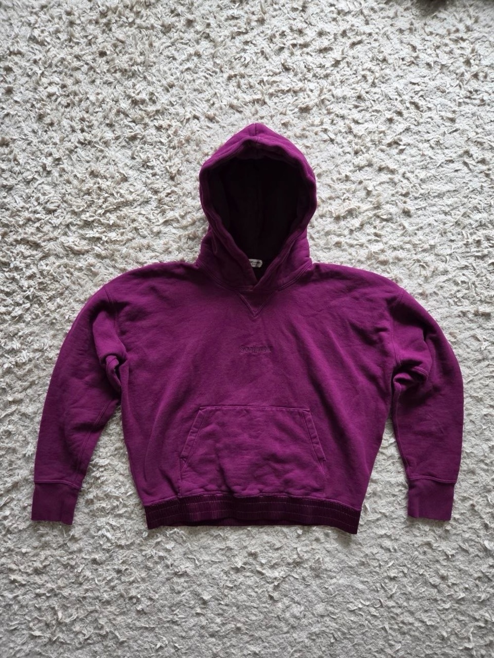 Saint Laurent Fuchsia Cotton Hoodie Women’s